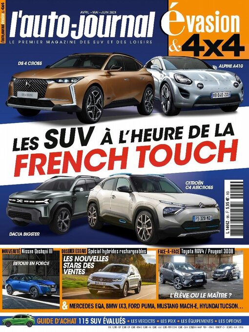 Title details for L'Auto-Journal 4x4  by Editions Mondadori Axel Springer (EMAS) - Available